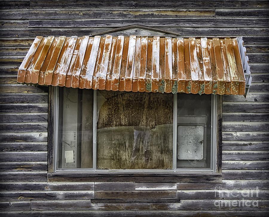 Rusty Window Awning Photograph by Walt Foegelle