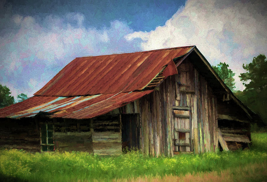 Rusty Barn Painting by William Powell - Fine Art America