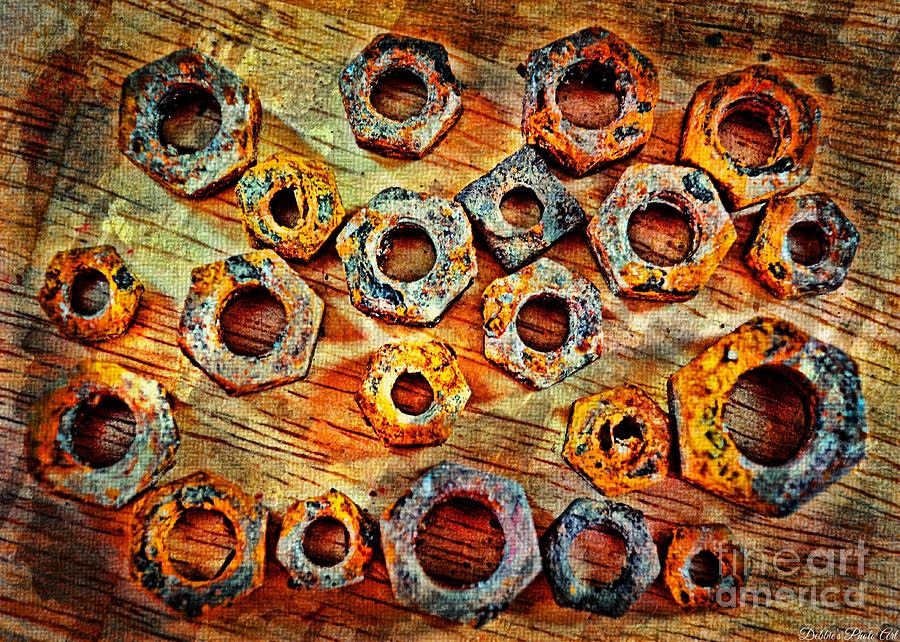 Rusty Bolts 2 Photograph by Debbie Portwood