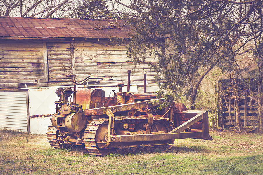 Rusty Bulldozer Photograph by Cynthia Wolfe