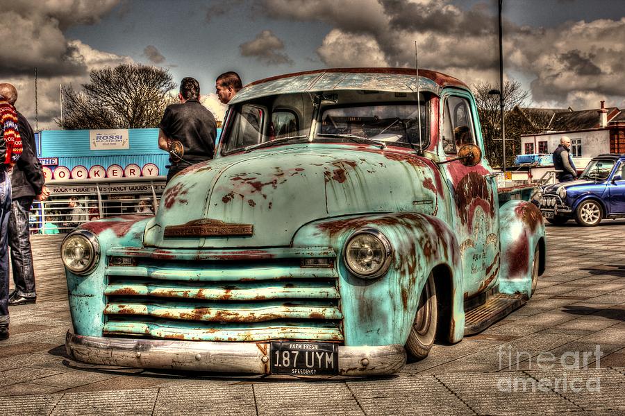Rusty Chevrolet HDR Photograph by Vicki Spindler