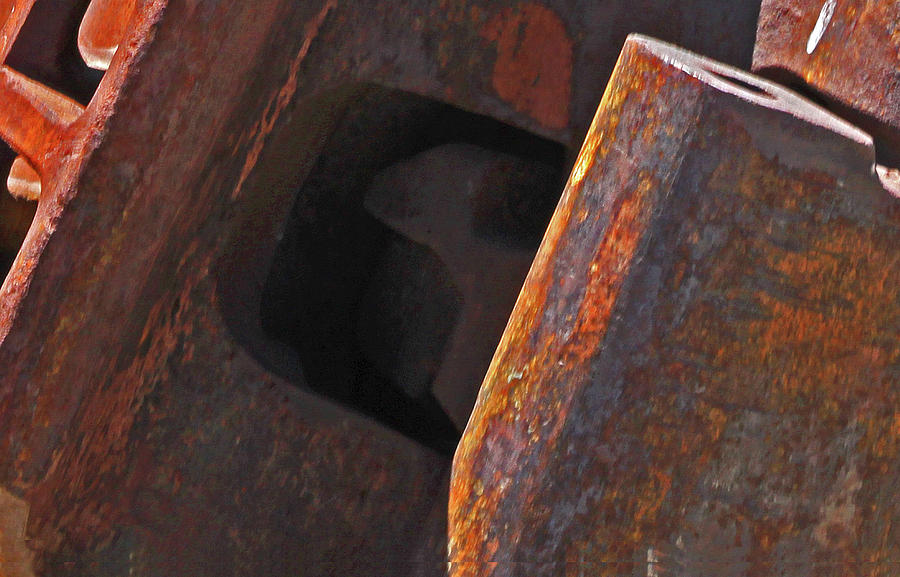 Rusty Coupler Photograph by Ira Marcus