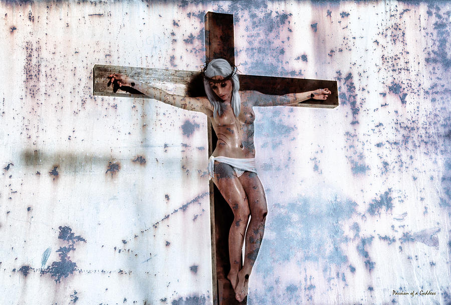Rusty Photograph - Rusty Crucifix by Ramon Martinez