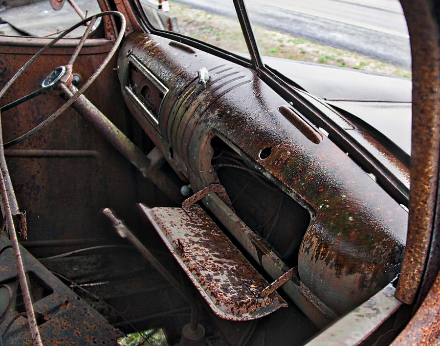 Rusty Dashboard Photograph by Xt Leavitt - Fine Art America