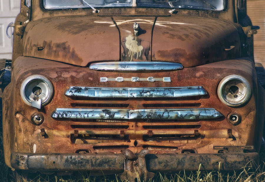Rusty Dodge Pickup Photograph by Eugene Campbell