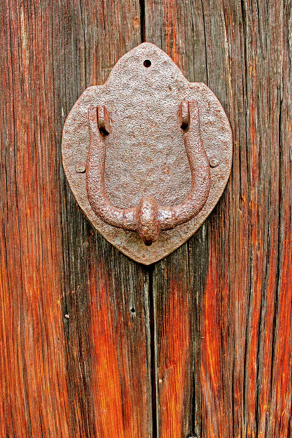 Rusty Door Knocker Photograph by Ira Marcus