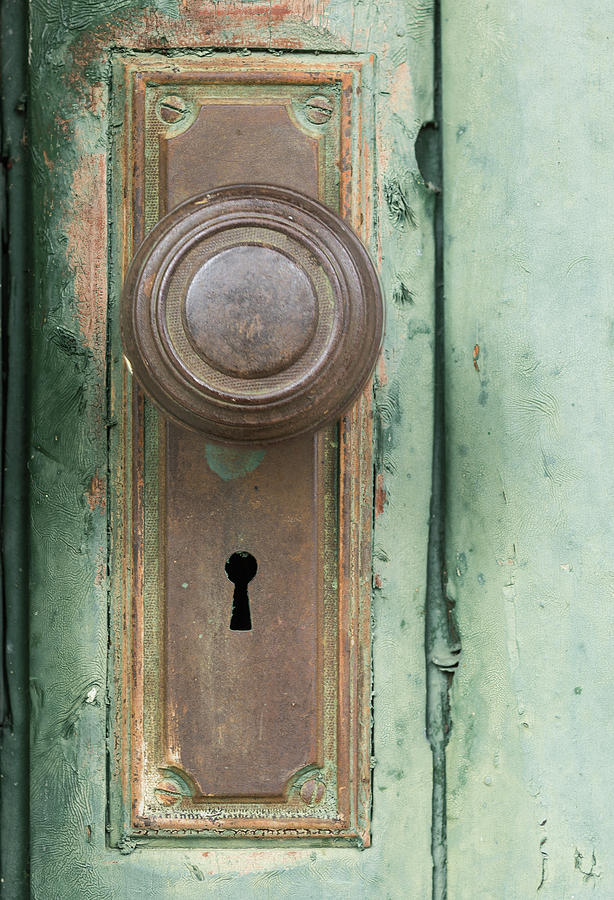 Rusty Doorknob Photograph