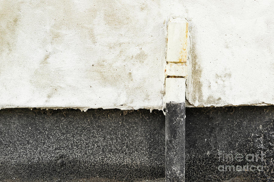 Abstract Photograph - Rusty drainage pipe by Tom Gowanlock