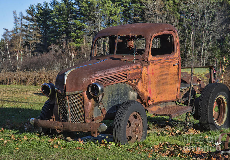Rusty Ford Photograph by Alana Ranney