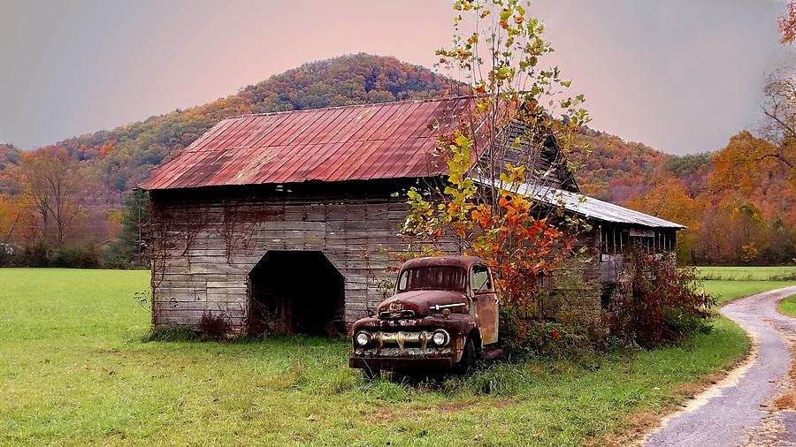 Rusty Ford Photograph by Joe Duket