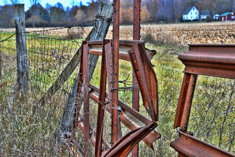 Rusty Gate Photograph