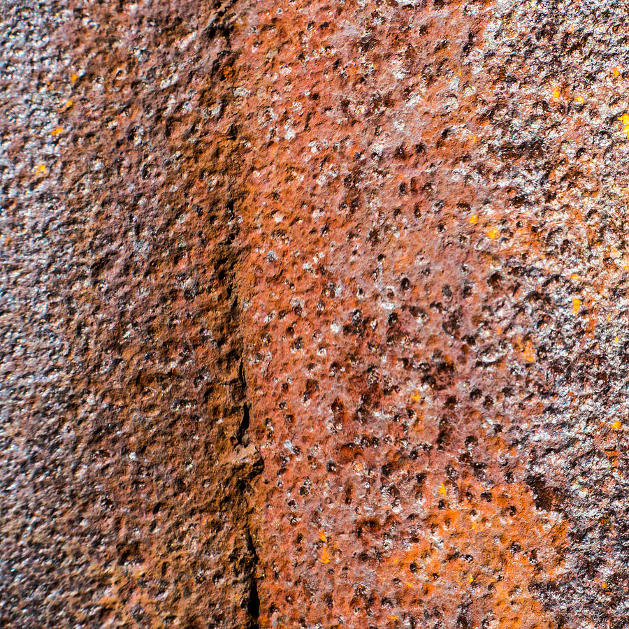 Rusty Iron Panel Photograph by SR Green
