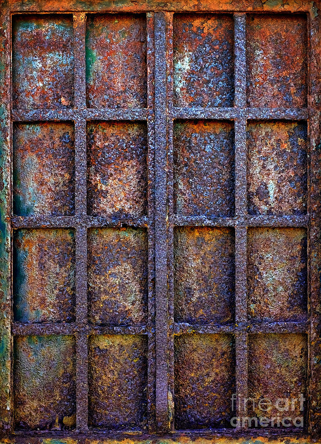 Rusty Iron Window Photograph by Carlos Caetano
