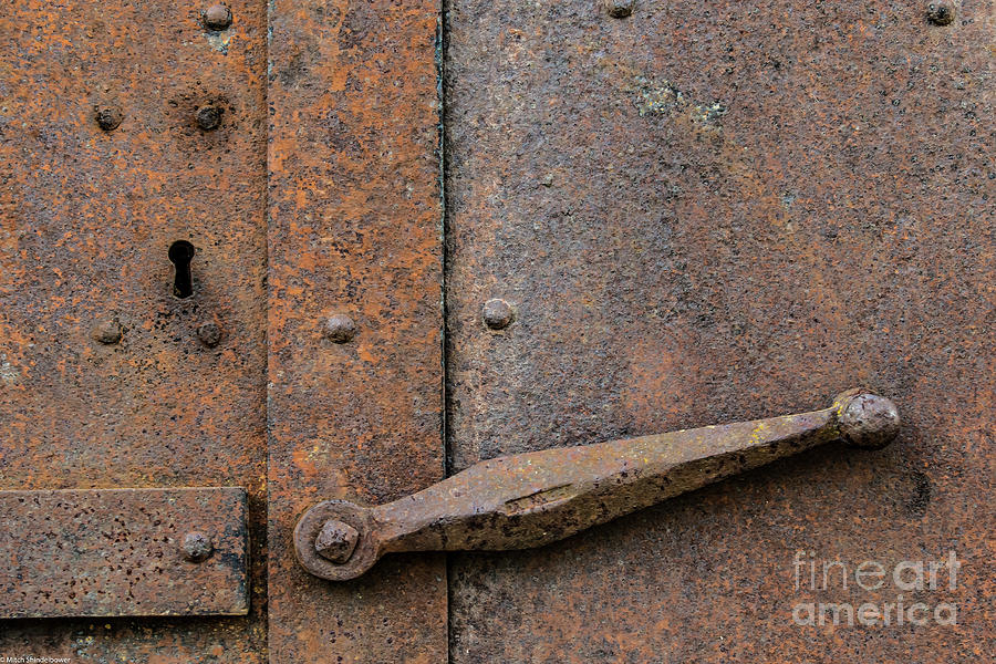 Rusty Keyhole Photograph by Mitch Shindelbower