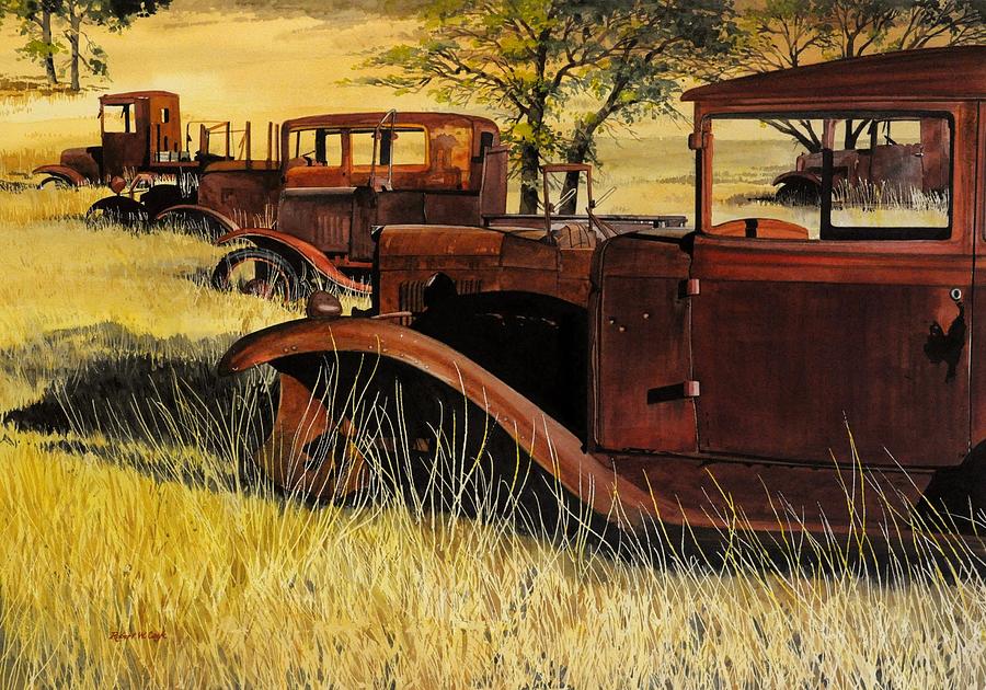Rusty Meadows Painting by Robert W Cook