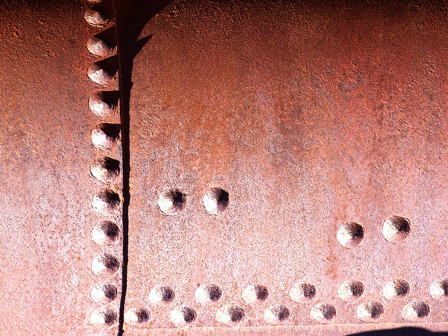 Rusty Metal Abstract Photograph by Marcia Socolik
