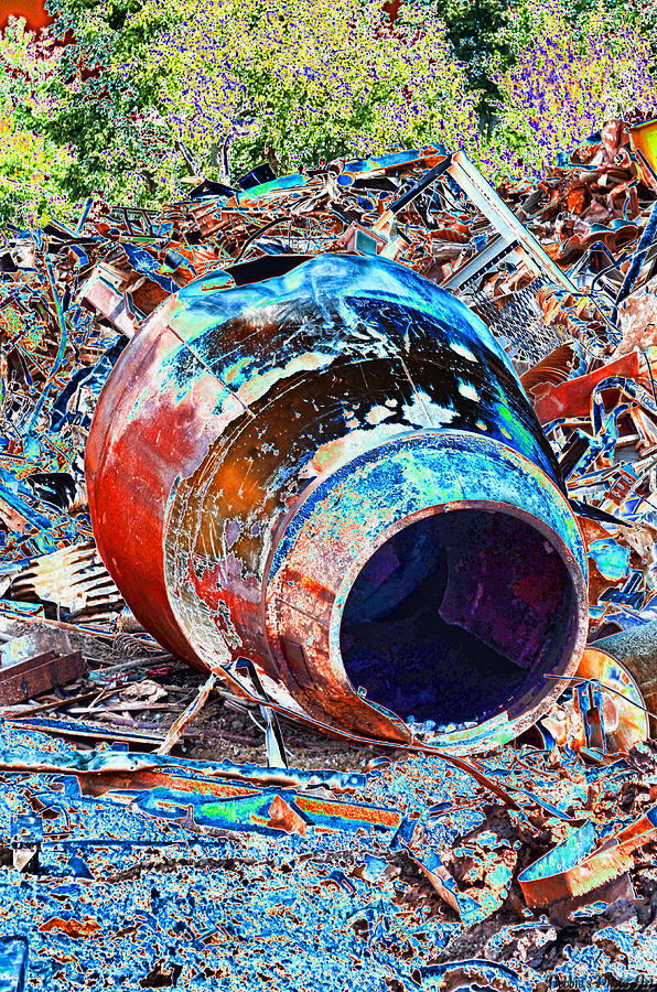 Rusty Metal Stuff II Digital Art by Debbie Portwood
