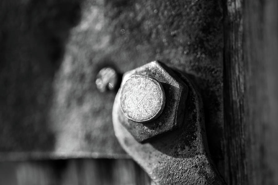 Rusty Nut and Bolt Photograph by John Williams