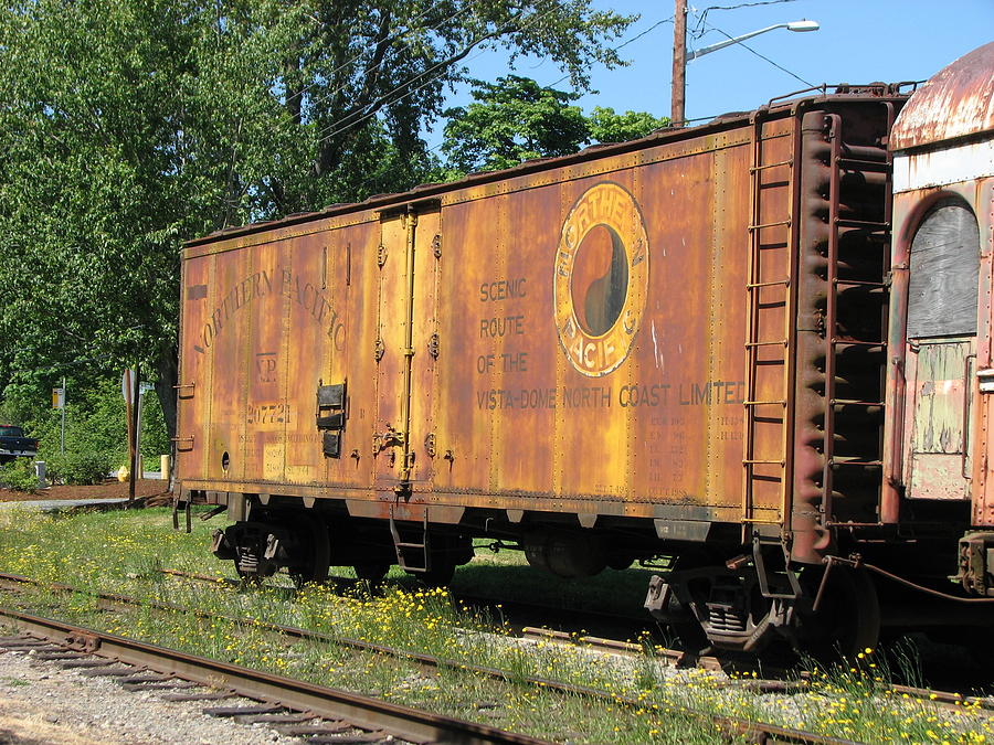 Rusty Old Boxcar Photograph by Helaine Cummins