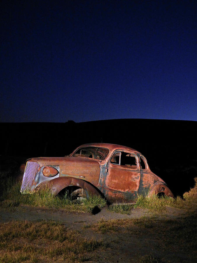 Rusty Old Car  Photograph by Marcia Socolik
