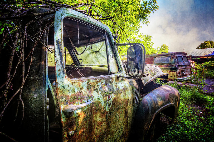 Rusty Old Ford Truck Photograph by Debra and Dave Vanderlaan