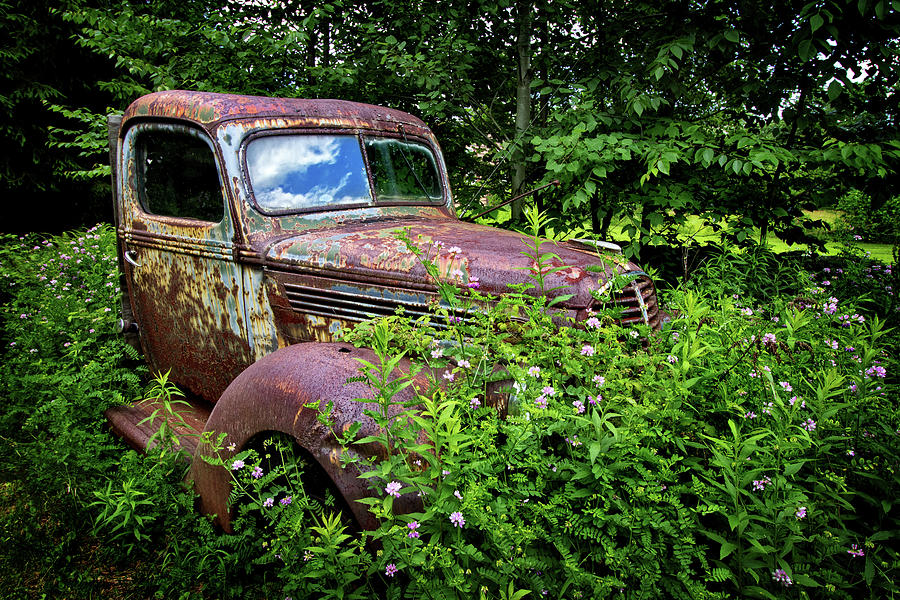 Rusty Old Truck Photograph by Carolyn Derstine