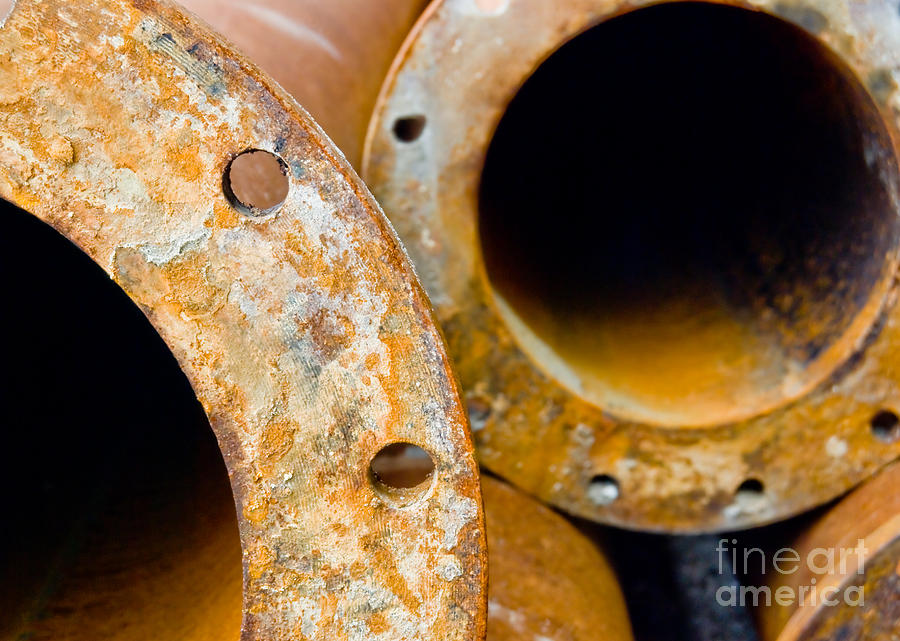 Rusty Pipes Photograph by Yurix Sardinelly