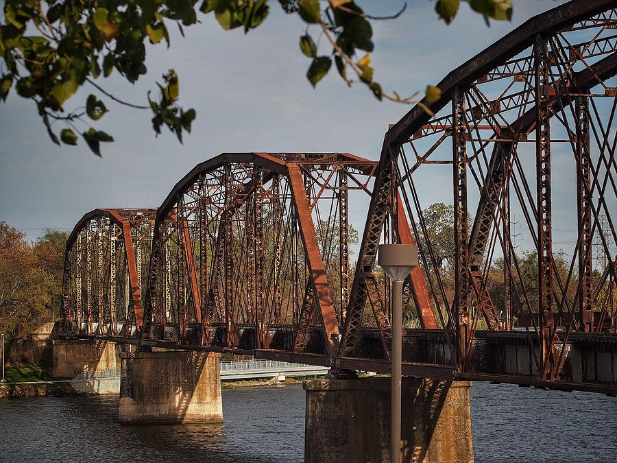 Rusty Railroad Bridge Photograph by Buck Buchanan