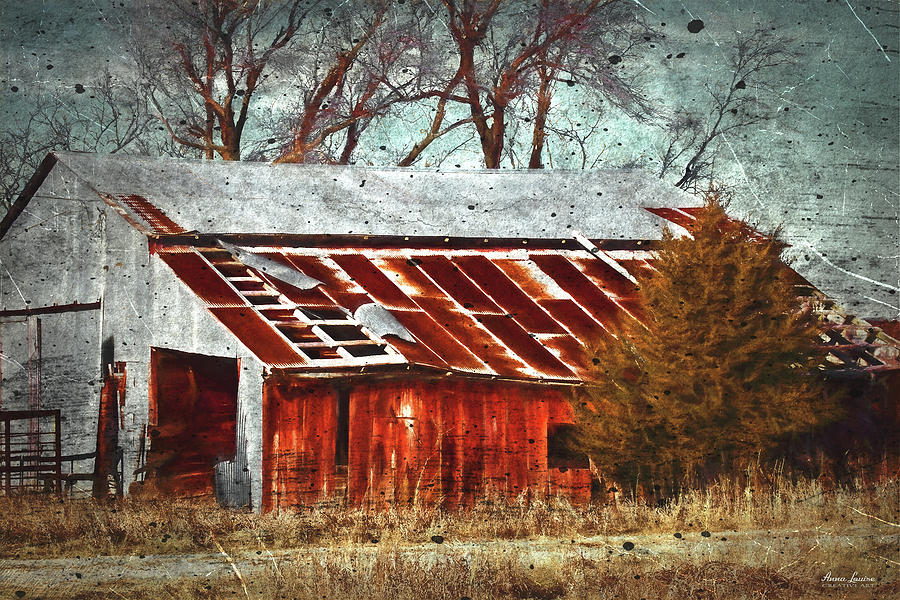 Rusty Red Barn Photograph by Anna Louise