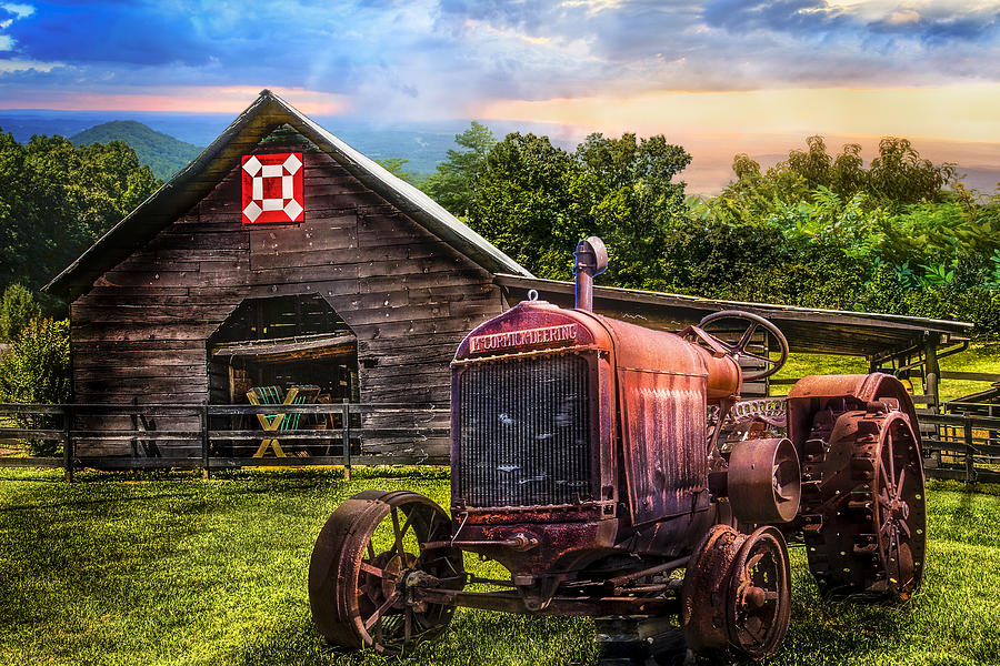 Barn Photograph - Rusty Red by Debra and Dave Vanderlaan