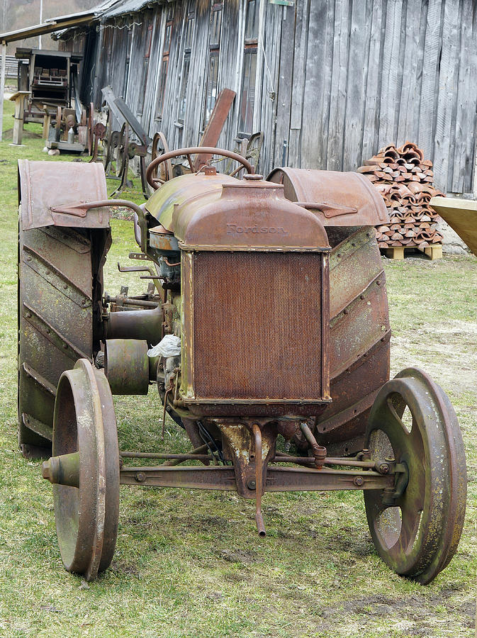 rusty tractor