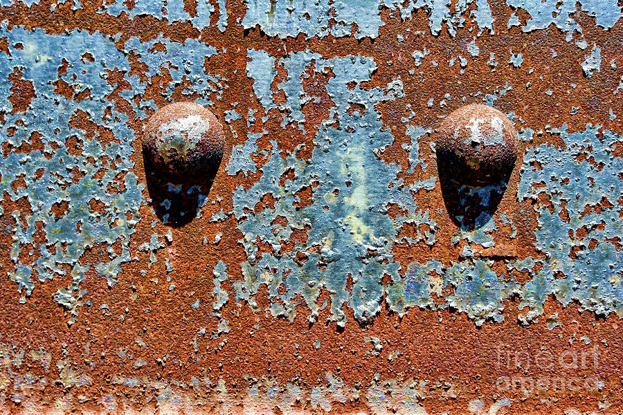 Rusty Rivets Photograph by Olivier Le Queinec