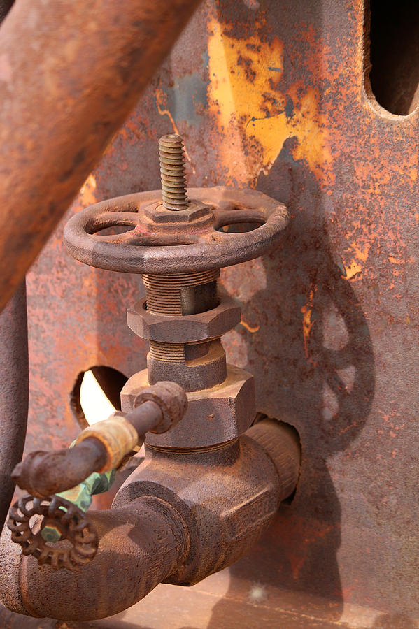Rusty Sample Valve Photograph by Art Block Collections