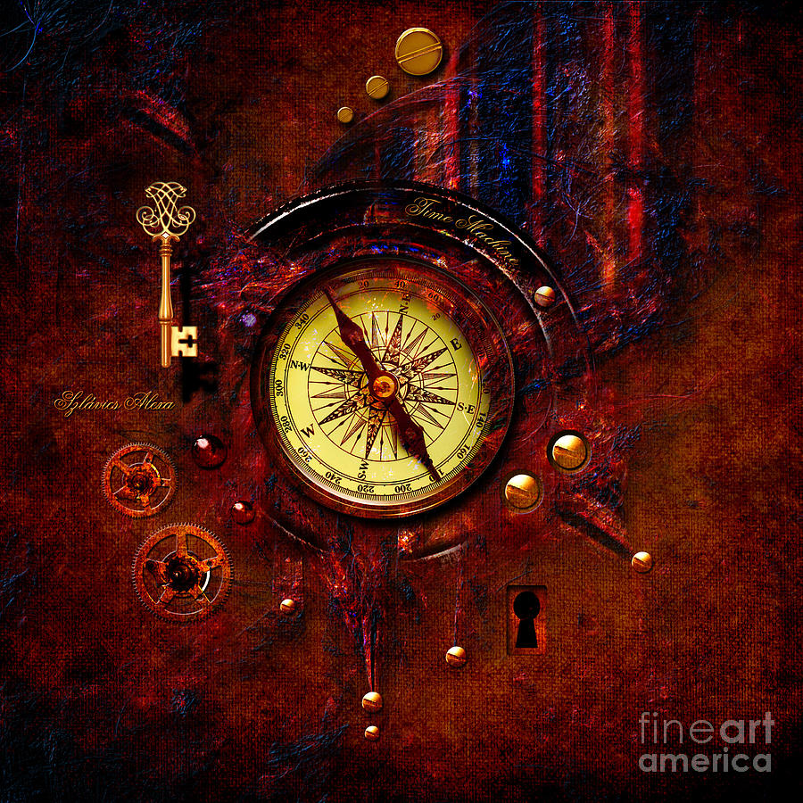 Rusty Time Machine Digital Art by Alexa Szlavics