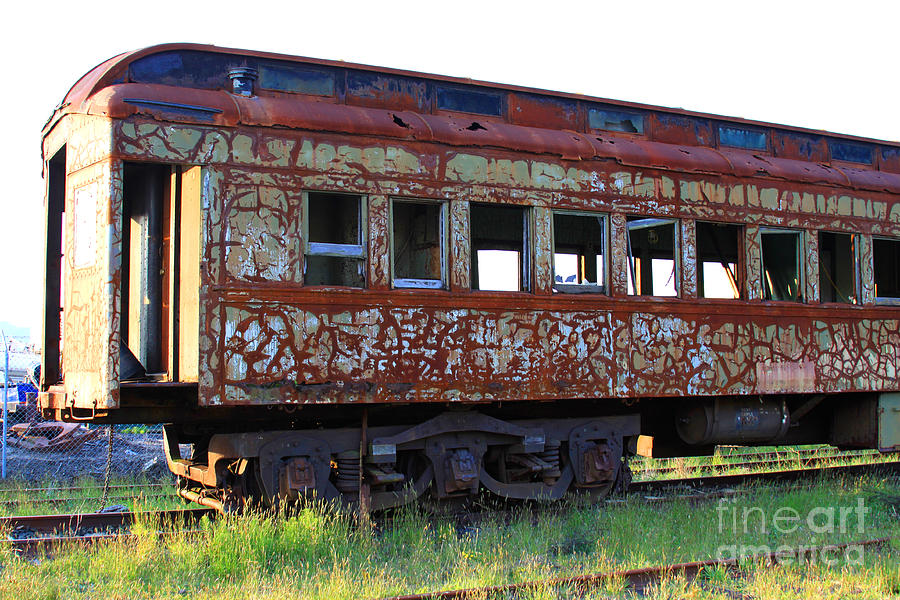 Rusty Train Photograph