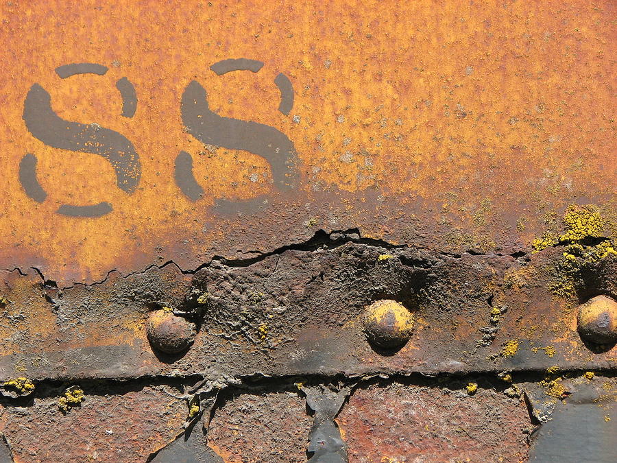 Rusty Train Spot I Photograph by Helaine Cummins