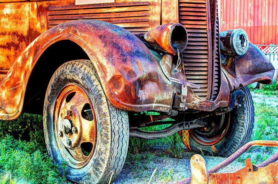 Rusty  truck Photograph by David Matthews