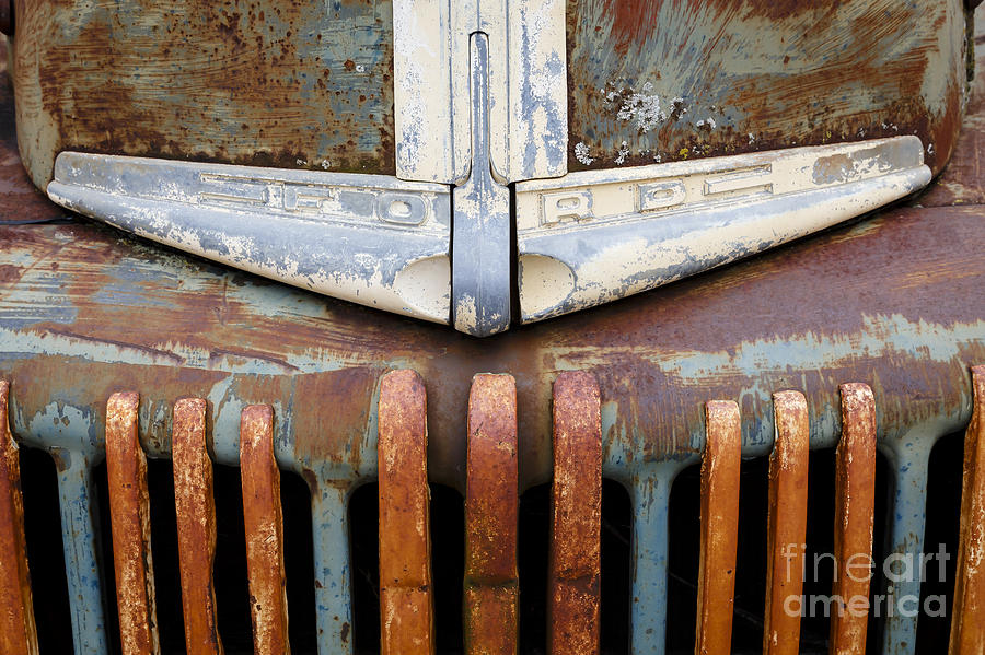 Vintage Photograph - Rusty Truck by Dennis Hedberg