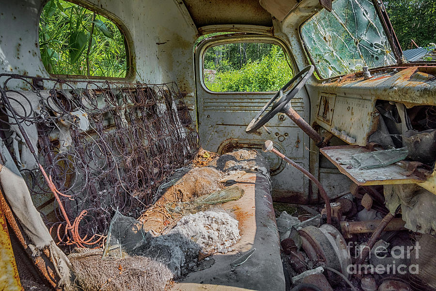Rusty Truck Interior