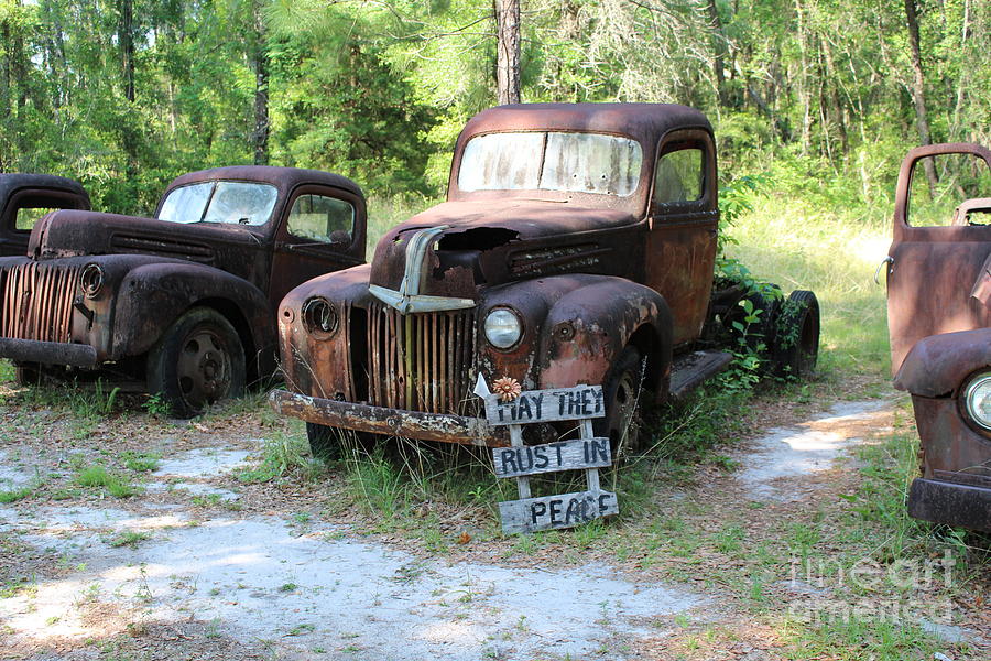 Rusty Truck Photograph by James Hancock - Pixels