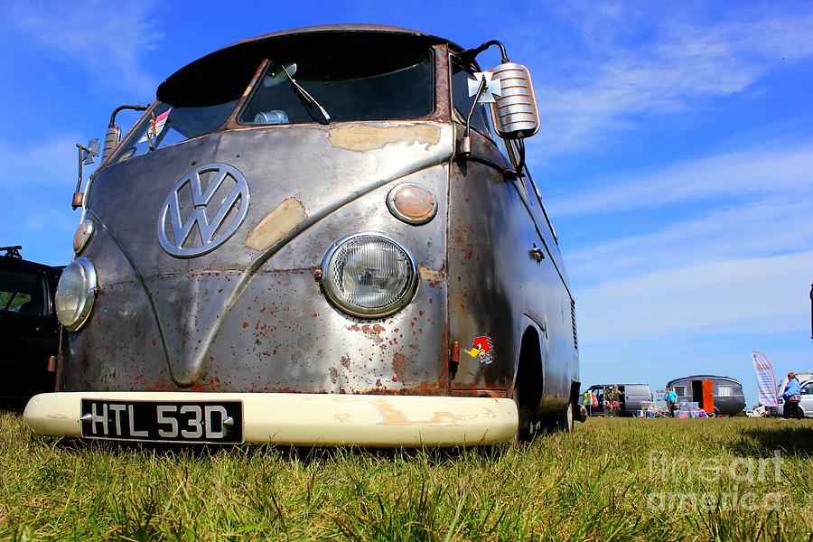 Rusty VW Camper Photograph by Vicki Spindler