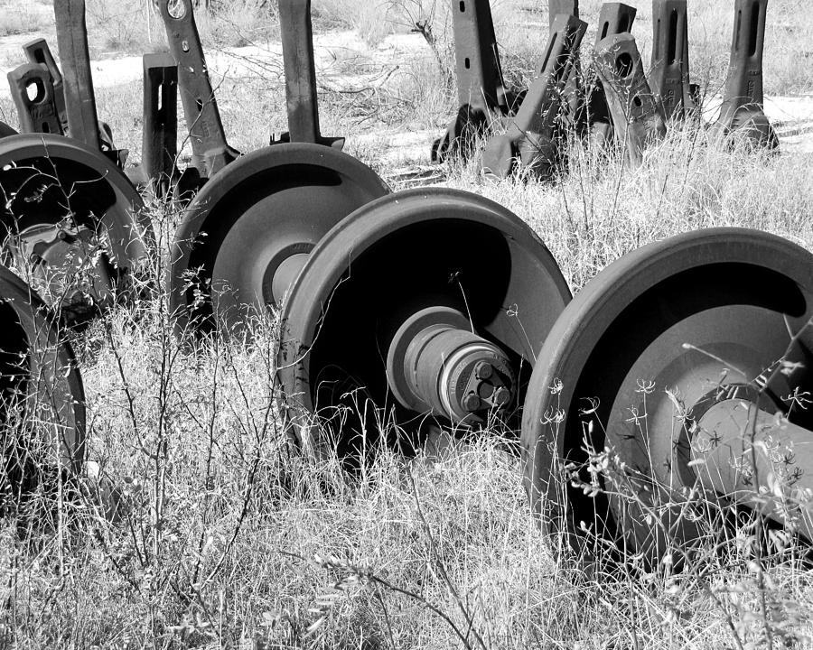 Transportation Photograph - Rusty Wheels by Slade Roberts
