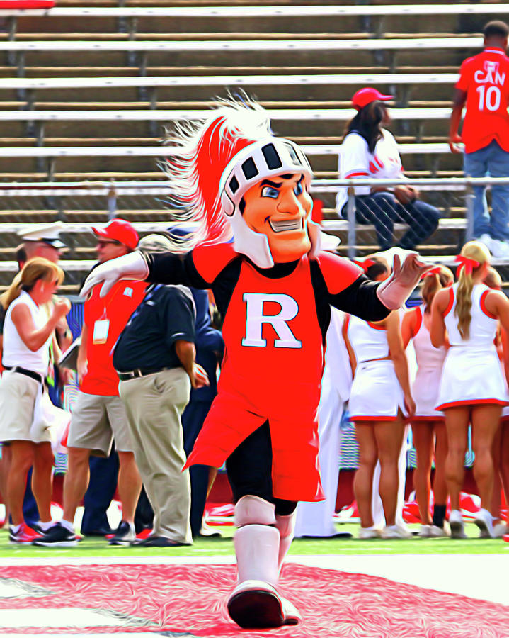 Rutgers Scarlet Knight Mascot Photograph by Allen Beatty