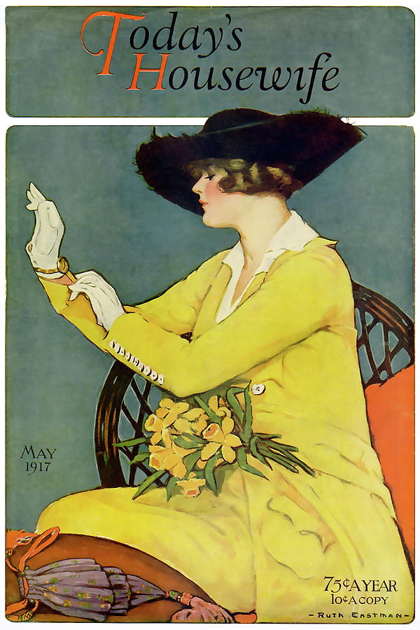 Ruth Eastman, Today's Housewife magazine, May 1917 Mixed Media by ...