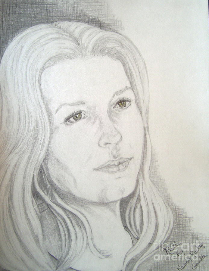 Ruth Drawing by Nancy Rucker - Fine Art America