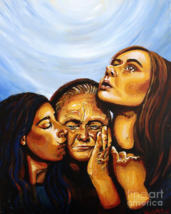 Ruth Naomi and Orpah Painting by Veronica McDonald