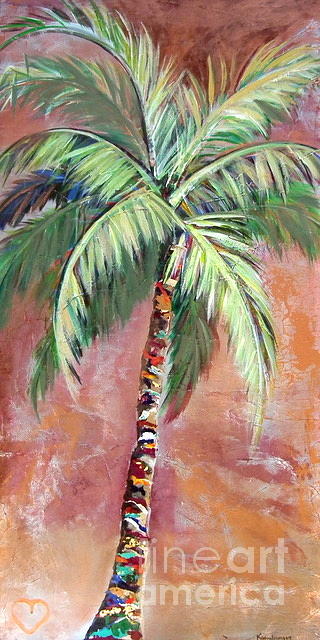 Ruths Palm I Painting by Kristen Abrahamson