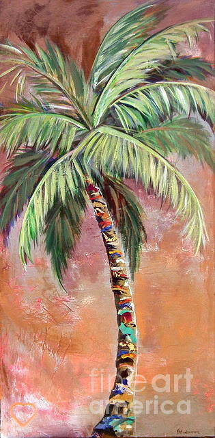 Ruths Palm II Painting by Kristen Abrahamson