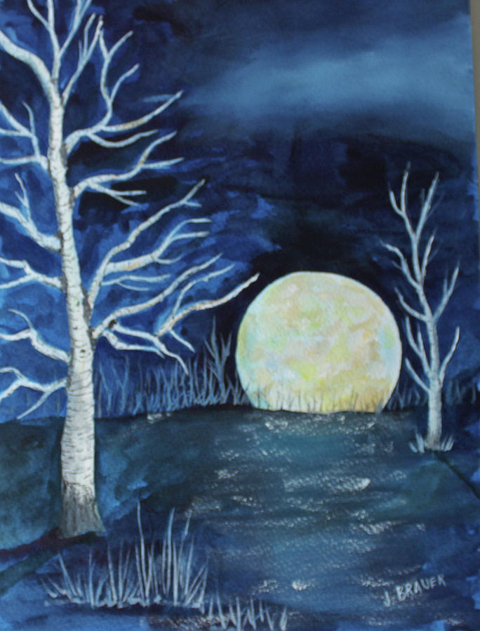 Rutting Moon Painting