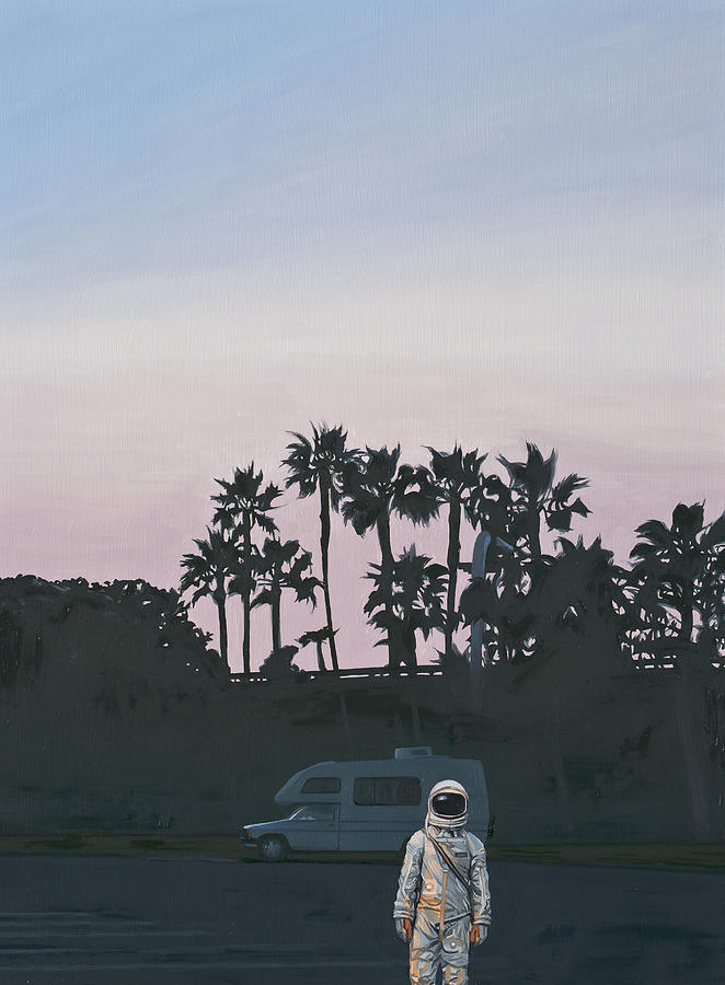 Astronaut Painting - RV Dusk by Scott Listfield